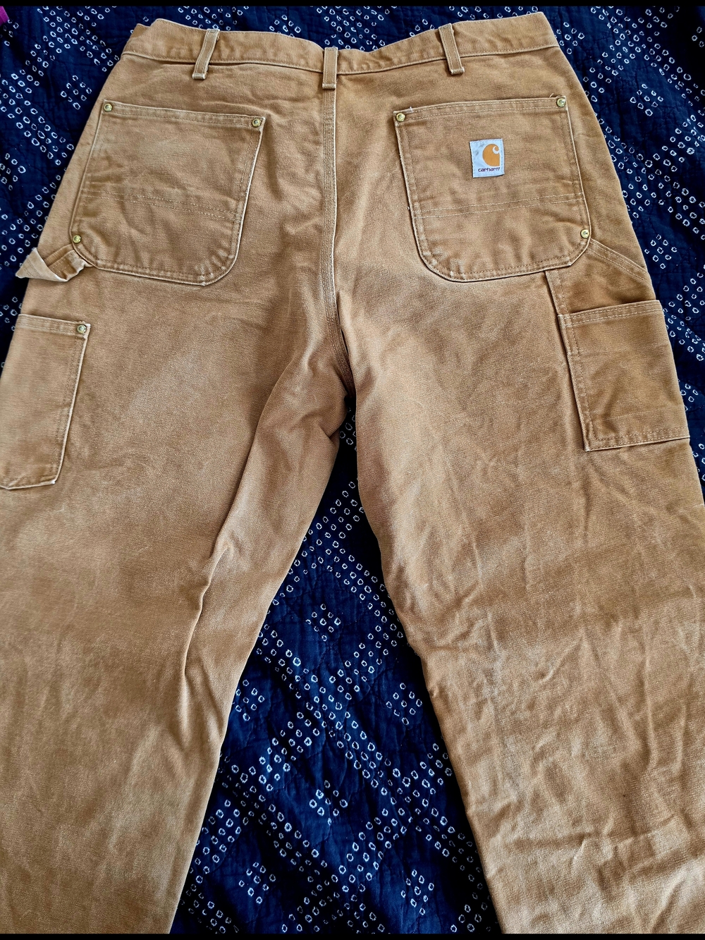 Carhartt Men's Brown Work Pants - Rugged Canvas Utility